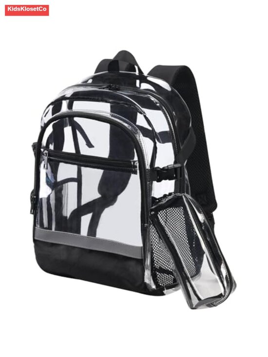 Other - Clear PVC Heavy Duty Backpack for School, Stadium, Work, 17 inch Laptop